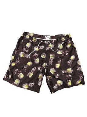 Trunks Surf & Swim Co. Men's Tropical Pineapple Swim Trunks Size XXL
